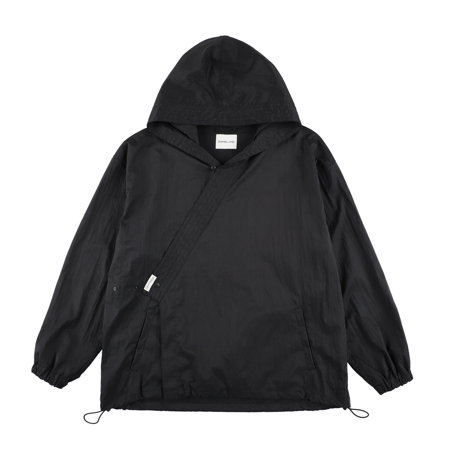 y-COLLAR HOODIE JACKET(002B) / BLACK