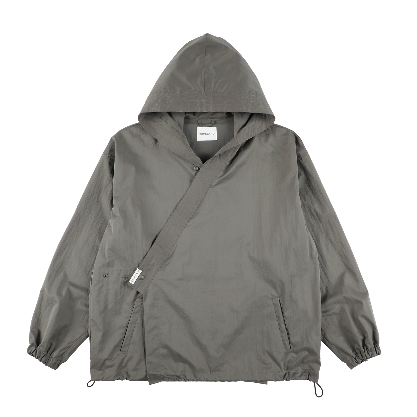 y-COLLAR HOODIE JACKET(002B) / CHARCOAL