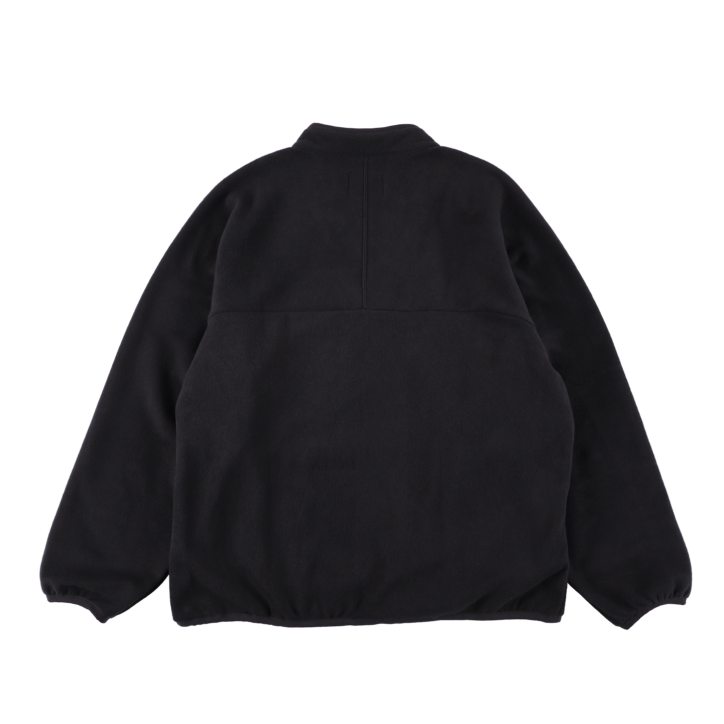 y-COLLAR FLEECE JACKET / BLACK