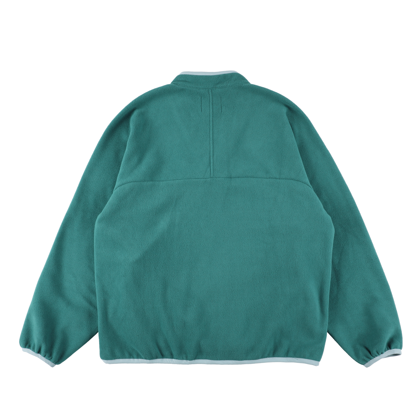 y-COLLAR FLEECE JACKET / TURQUOISE GREEN