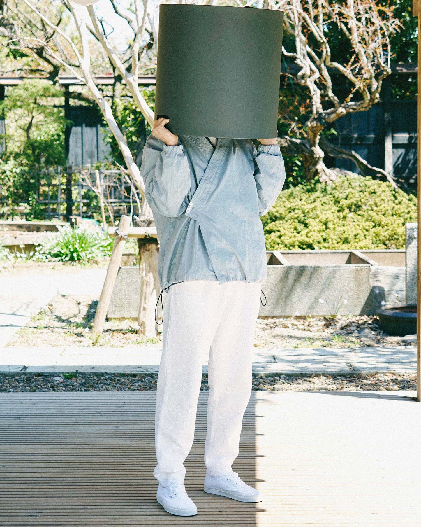 y-COLLAR HOODIE JACKET(002B) / LIGHT BLUE