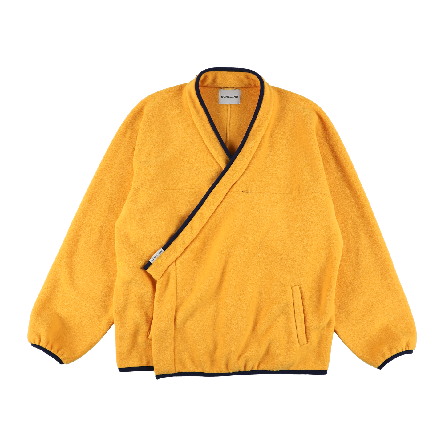 y-COLLAR FLEECE JACKET（001B） / YELLOW