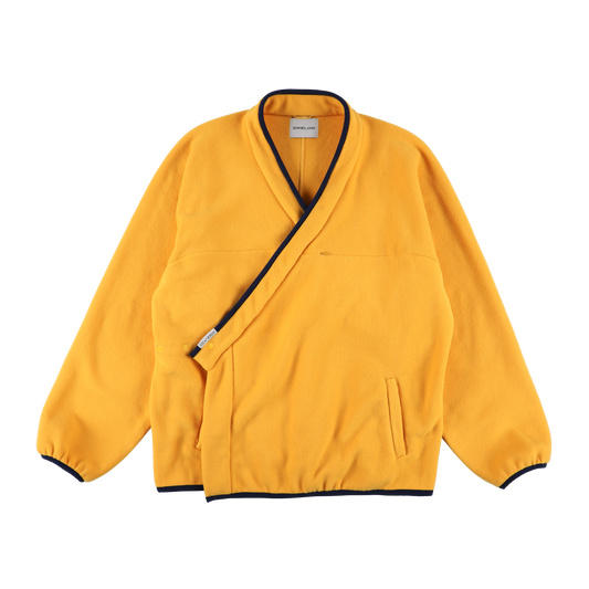 y-COLLAR FLEECE JACKET（001B） / YELLOW