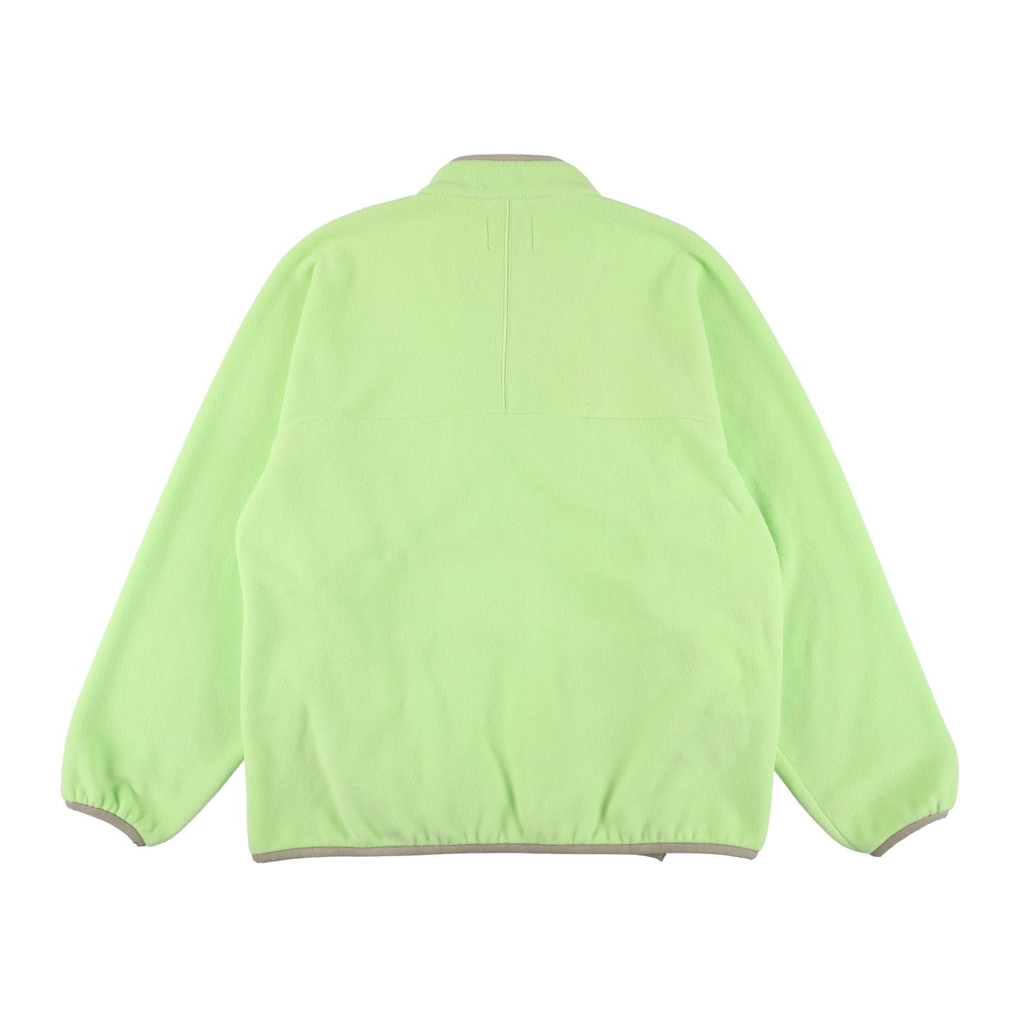 y-COLLAR FLEECE JACKET（001B） / LIME