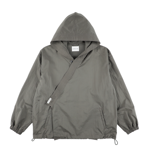 y-COLLAR HOODIE JACKET（002B） / CHARCOAL