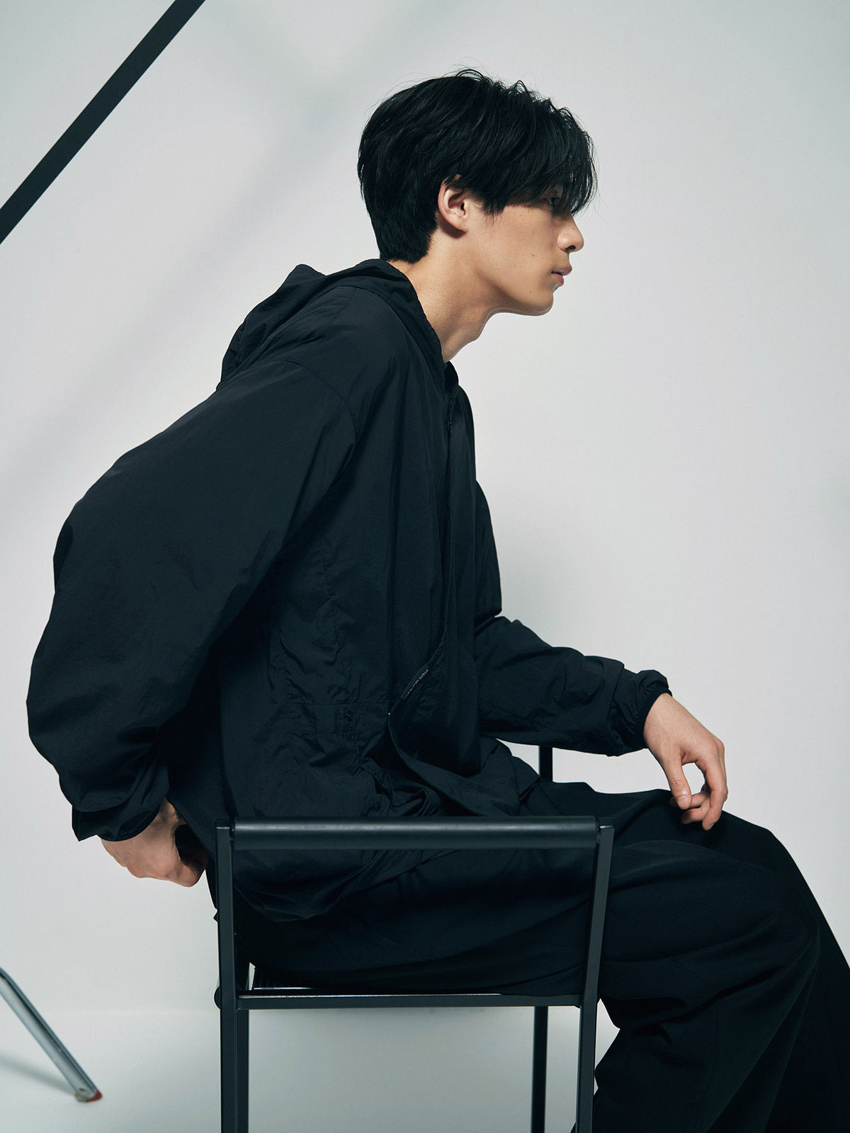 y-COLLAR PACKABLE JACKET