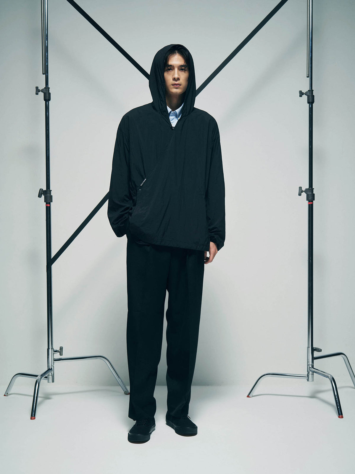 y-COLLAR PACKABLE JACKET