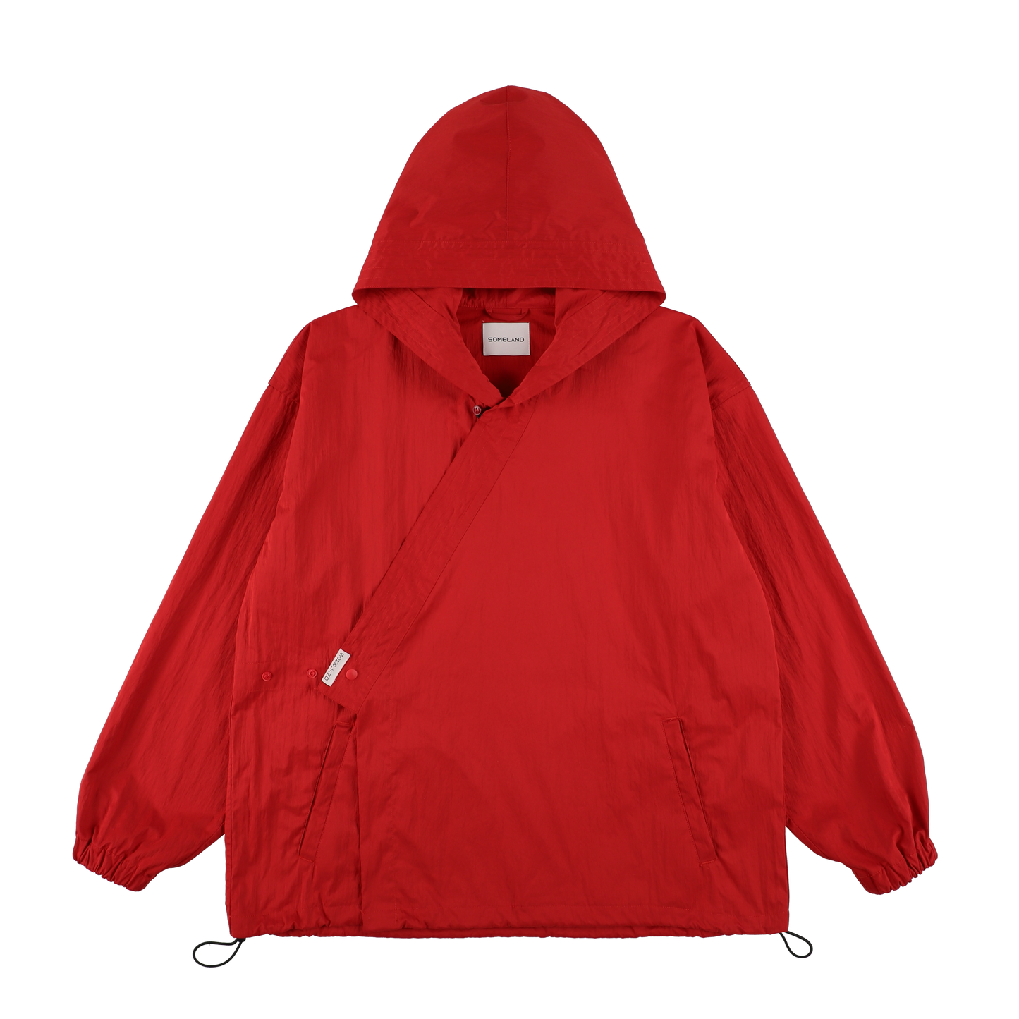 y-COLLAR HOODIE JACKET（002B） / RED