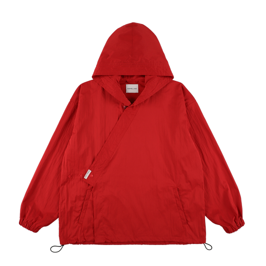 y-COLLAR HOODIE JACKET（002B） / RED