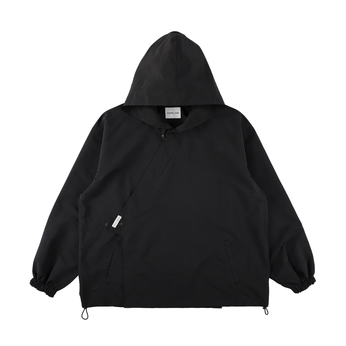y-COLLAR HOODIE JACKET / BLACK – someland-jp